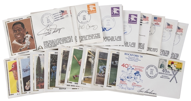 1970s-1980s Gateway Envelopes Collection (48) Including Signed Examples (19) (JSA)